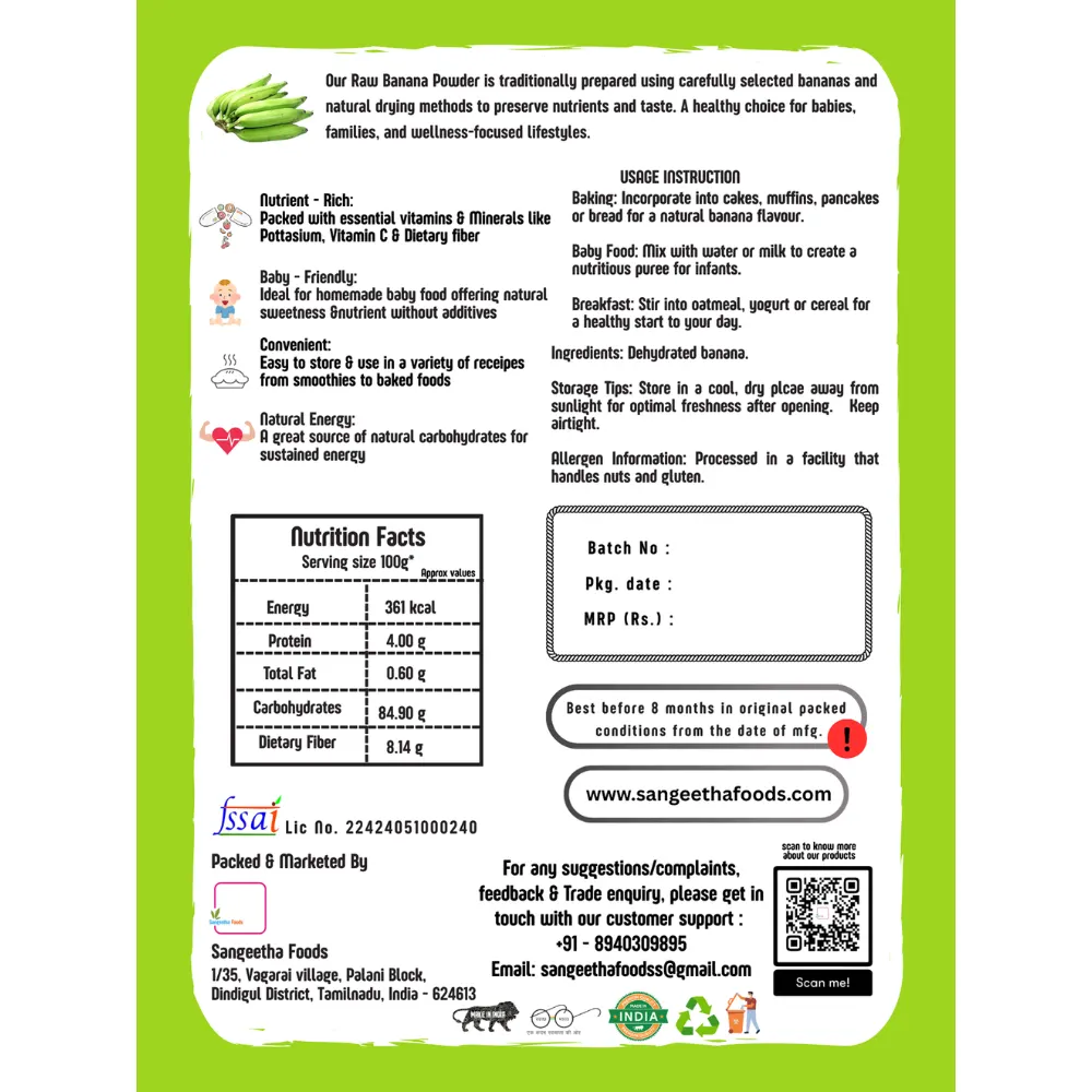 Nendran Banana powder - Image 3